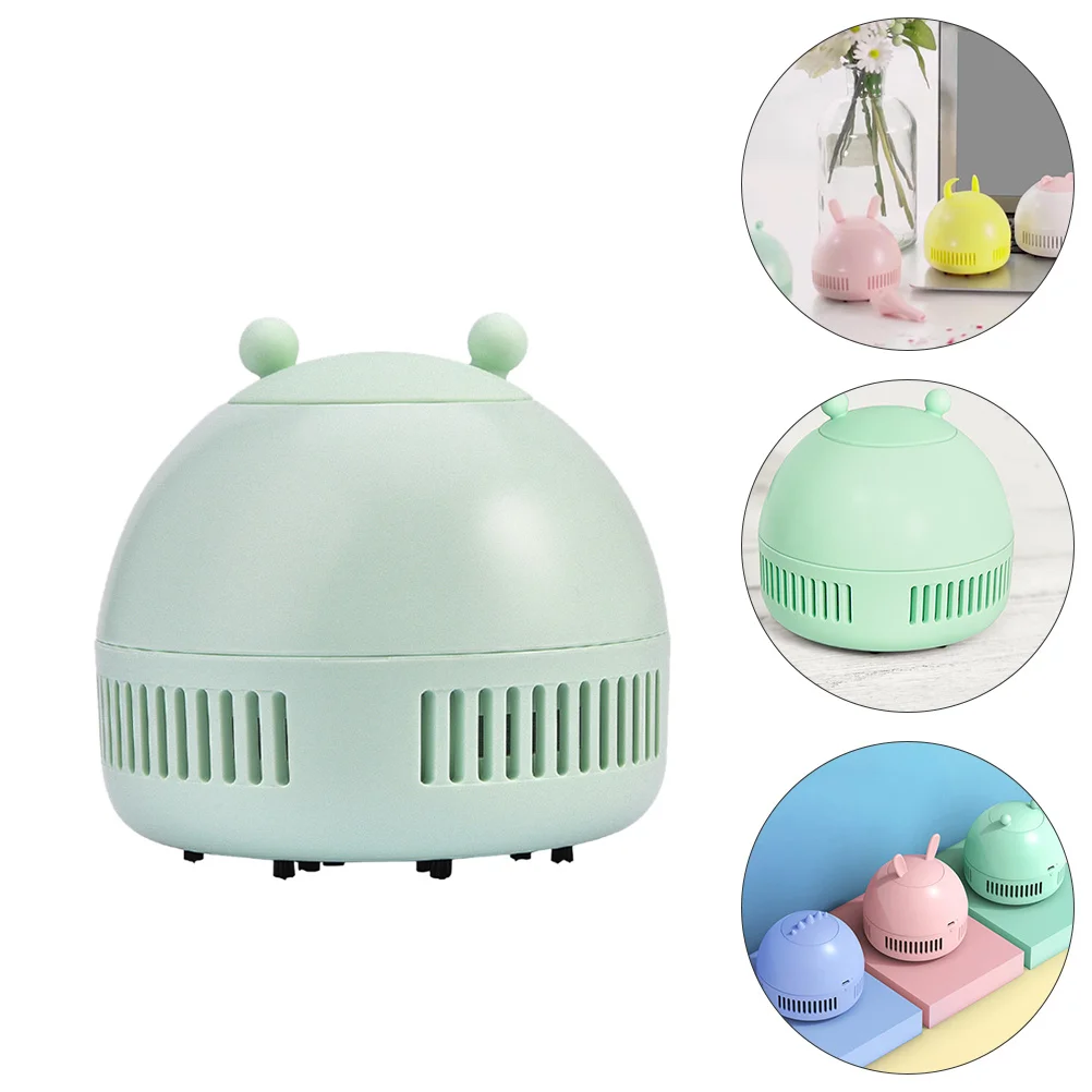 

Mini Desktop Vacuum Cleaner Portable Dust Collector Strong Suction Durable Plastic Handheld Keyboard Car Cushion Furniture