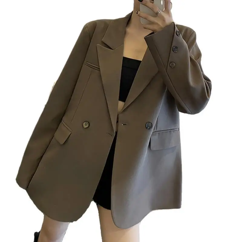 Frauen Blazer College Pailletten Farbstoff Bequeme Kleidung Verdicken Kontrastierende Höhlte Spitze Integrierte Detail Nagel Futter