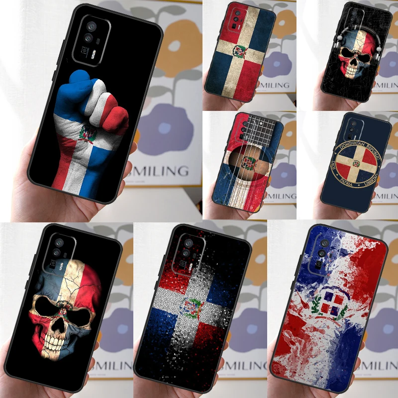 Flag of Dominican Republic Case For POCO X6 Pro M6 X5 X3 M5s F3 F5 Xiaomi 14 Ultra 13 12 Lite 11T 12T 13T Pro Cover