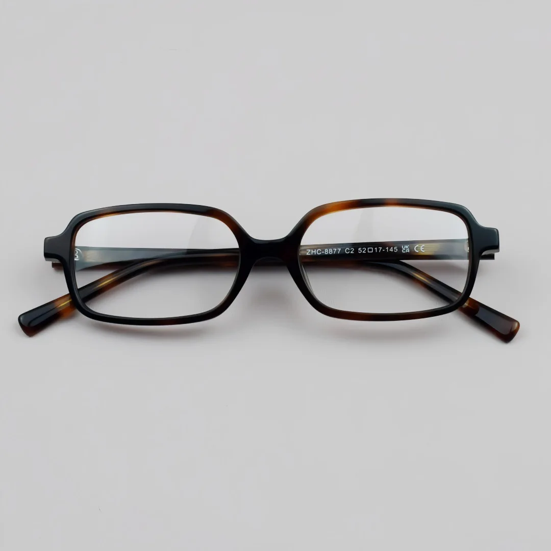 

Acetate Rectangle Reading Glasses Mens Retro Luxury Eyeglasses Frame Man Women Optical Prescription Myopia Fashion Black Eyewear
