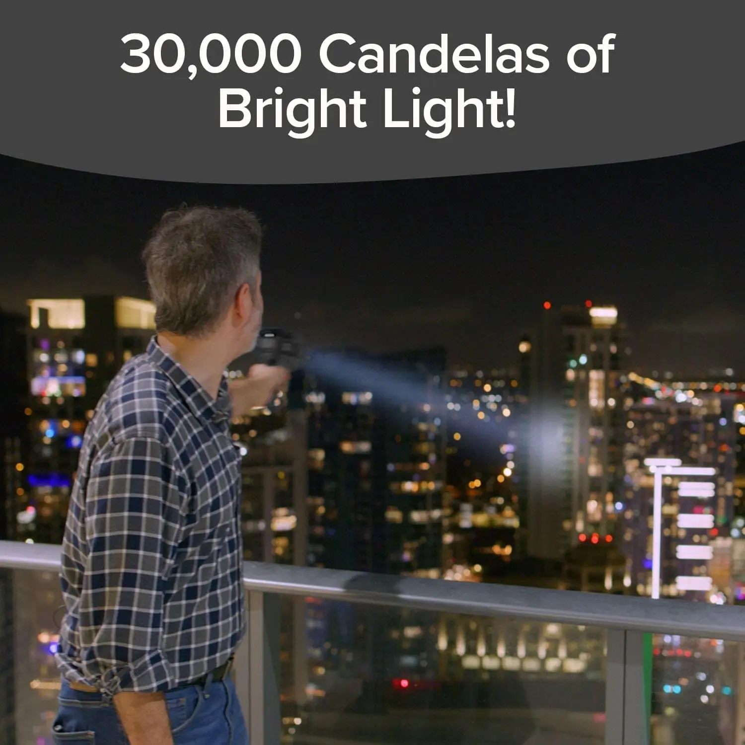 충전식 전술 손전등, 10가지 모드, 터보 부스트, 킥스탠드 및 휴대폰 충전기, 캠핑 및 비상용