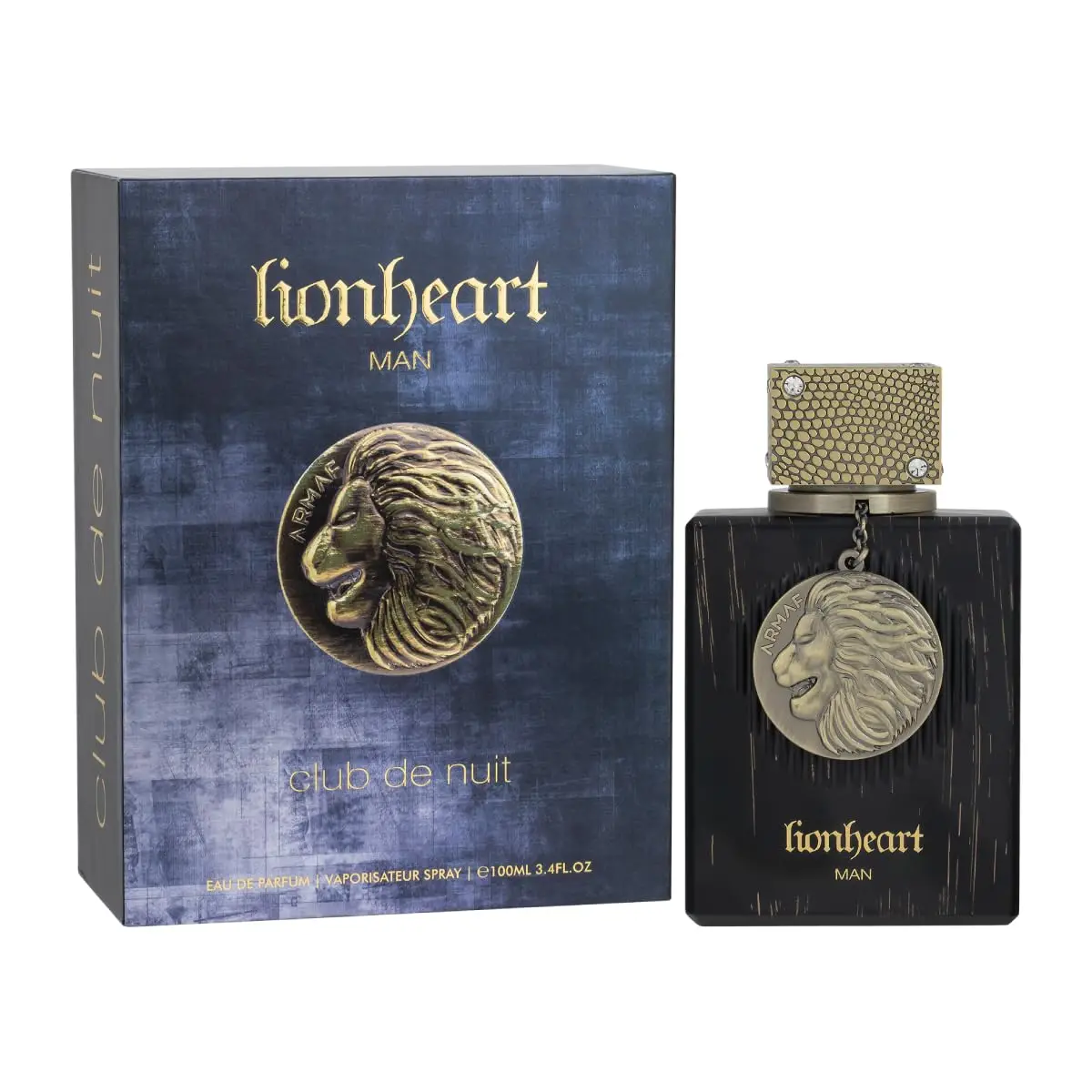 

Armaf Club De Nuit Lion Heart EDP Spray 3.4 Fl Oz Clean Fragrance for Men