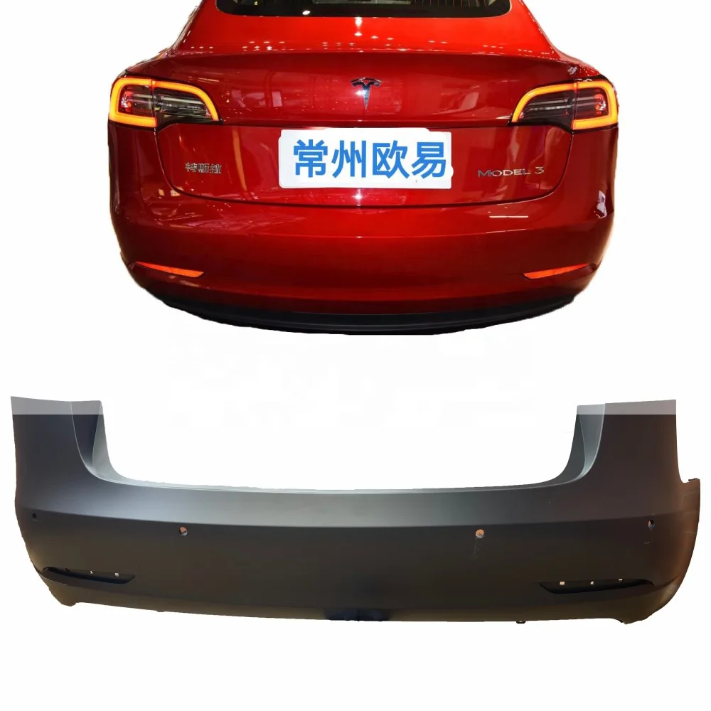 

1108905 Задний бампер Tesla Задний бампер для TESLA Model 3 2017-2020 1108905 -СО-5-А 1108905 -S0-A 1108905