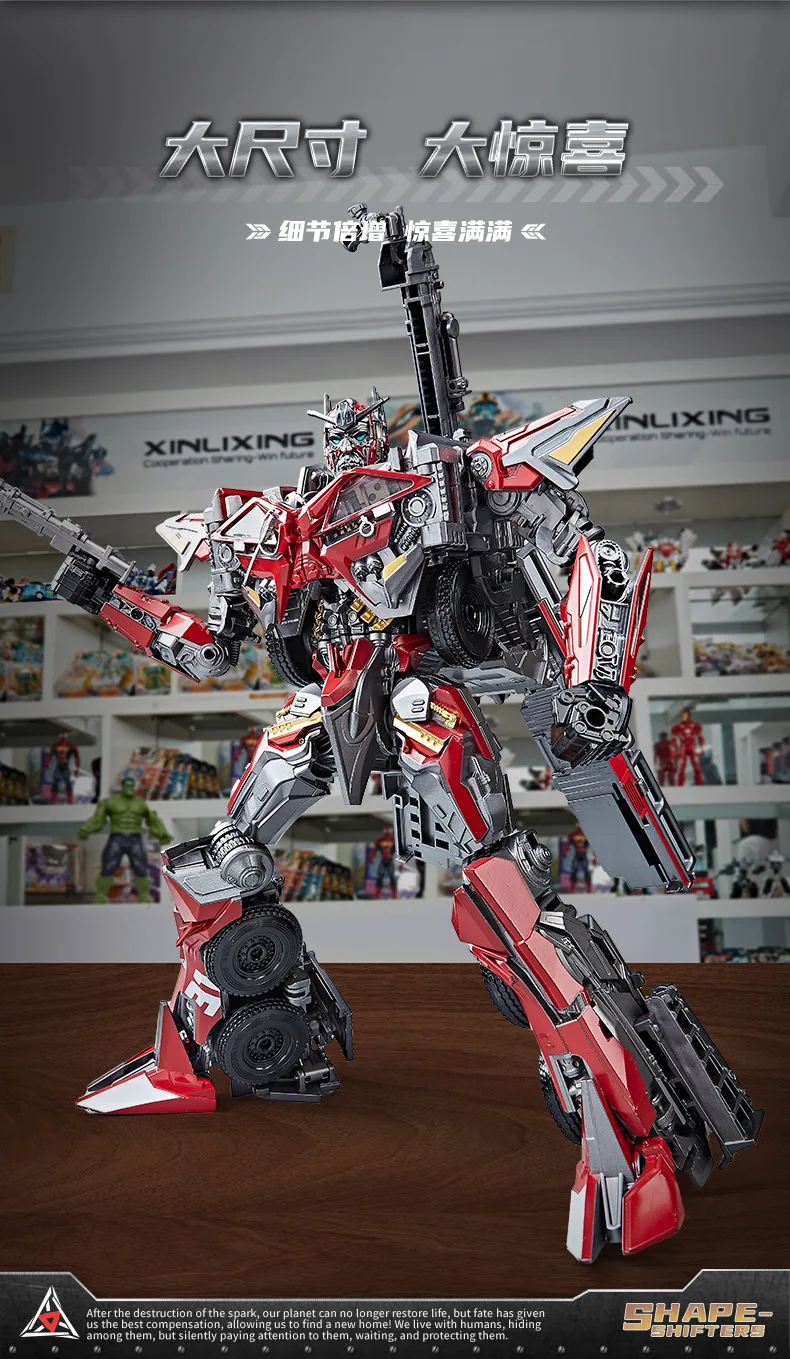 YOUHU H38A Robot transformateur jouet camion de pompier figurine Blaze Hero véhicule modèle à collectionner jouet cadeau pour enfants adultes