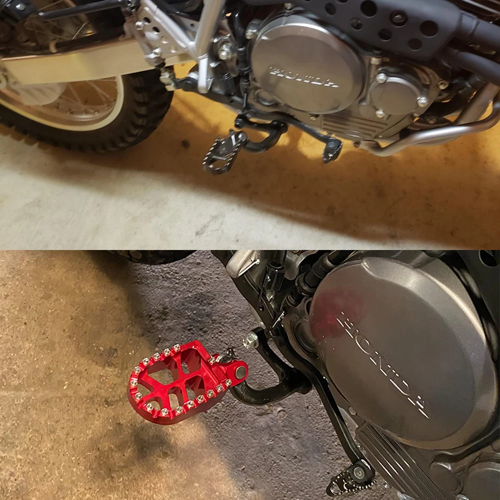 Für HONDA XR650L XR650R XR600R XR600 XR650 XR 650L 650 L R 650R 600R Motorradzubehör Fußrasten Fußpedale – Detail 9