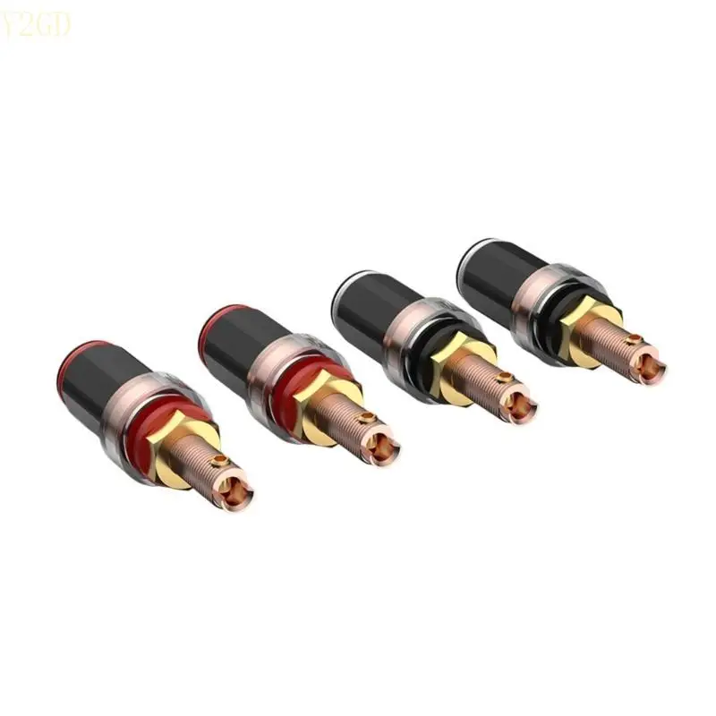 

Y2GD 4Pcs Speaker Binding Post for Banana Socket Adapter Plug Terminals Socket Chassis