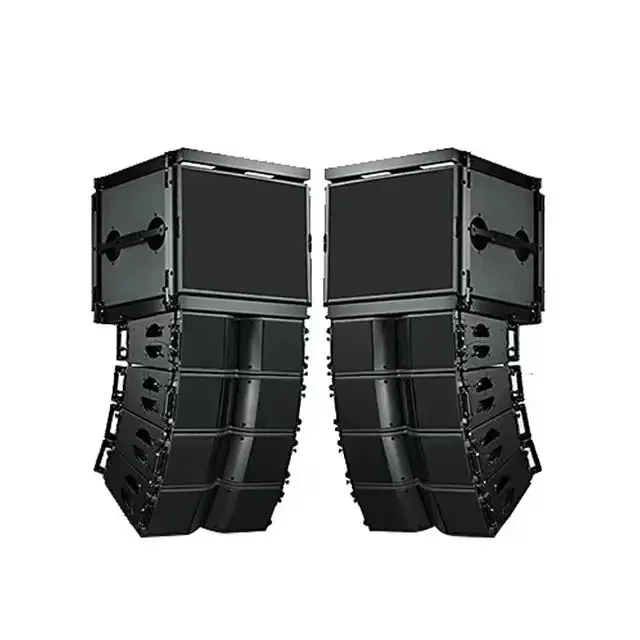 

K208 Professional Dual 8 Inch 2 Way Line Array Speaker Sound System Stage Audio Equipment Passive Powered Portable Speakers