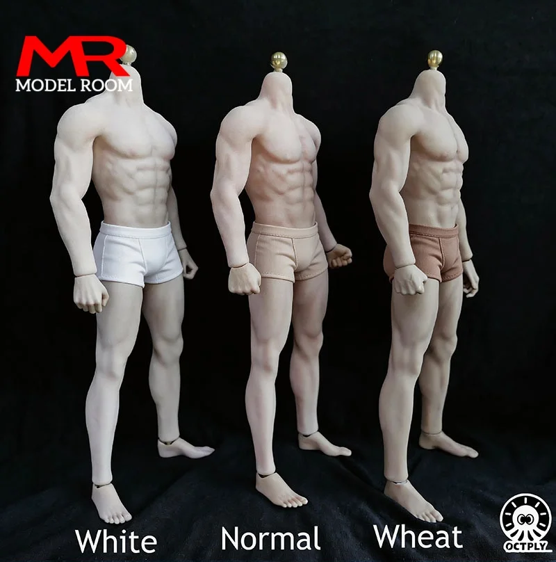 

OCTPLY OM001 масштаб 1/6 мужская пшеничная кожа бесшовное тело 12 дюймов солдат реалистичная фигурка мышц супер гибкая кукла