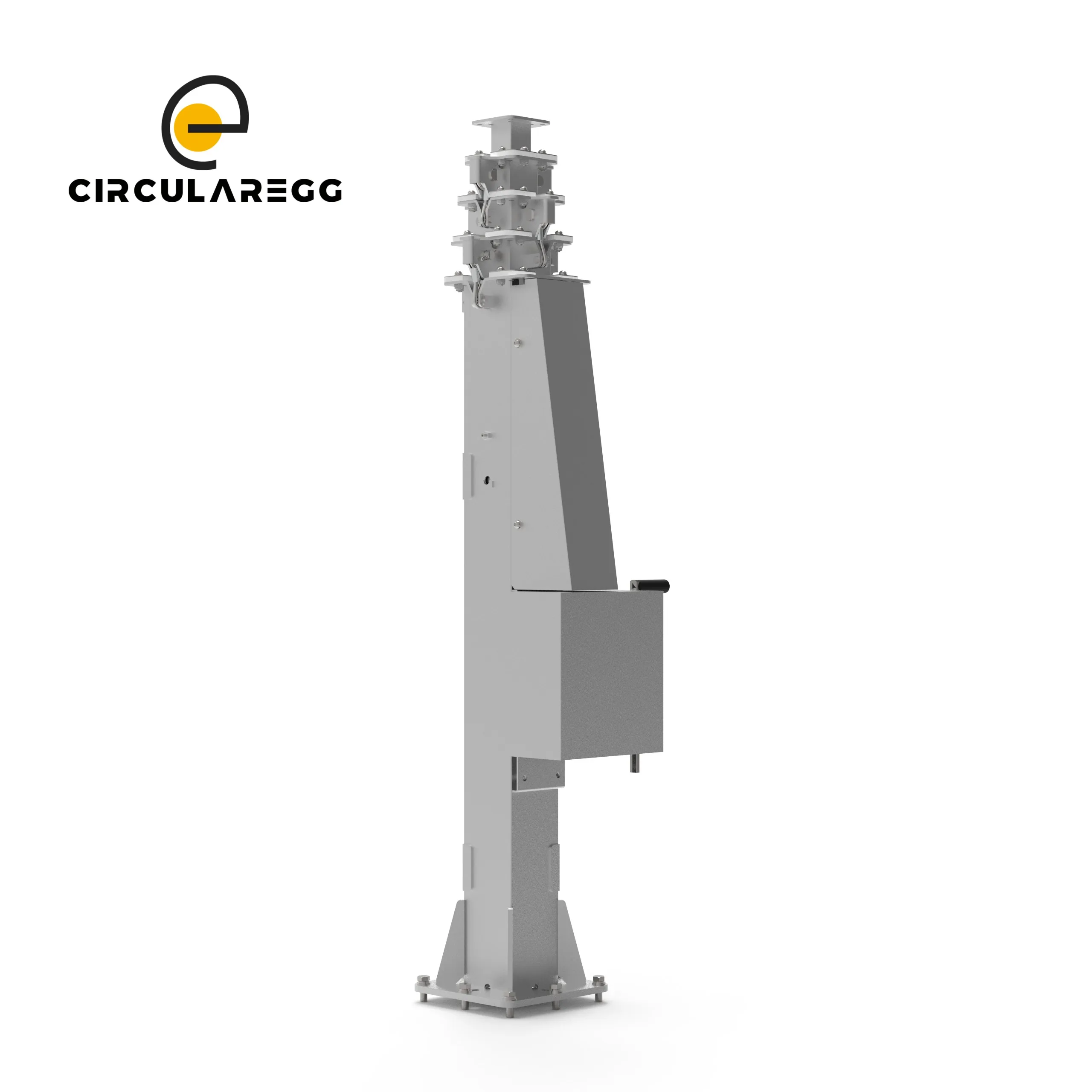 

6-метровая портативная телескопическая мачта с ручным приводом и самоблокировкой для подъема сценического оборудования и ферм