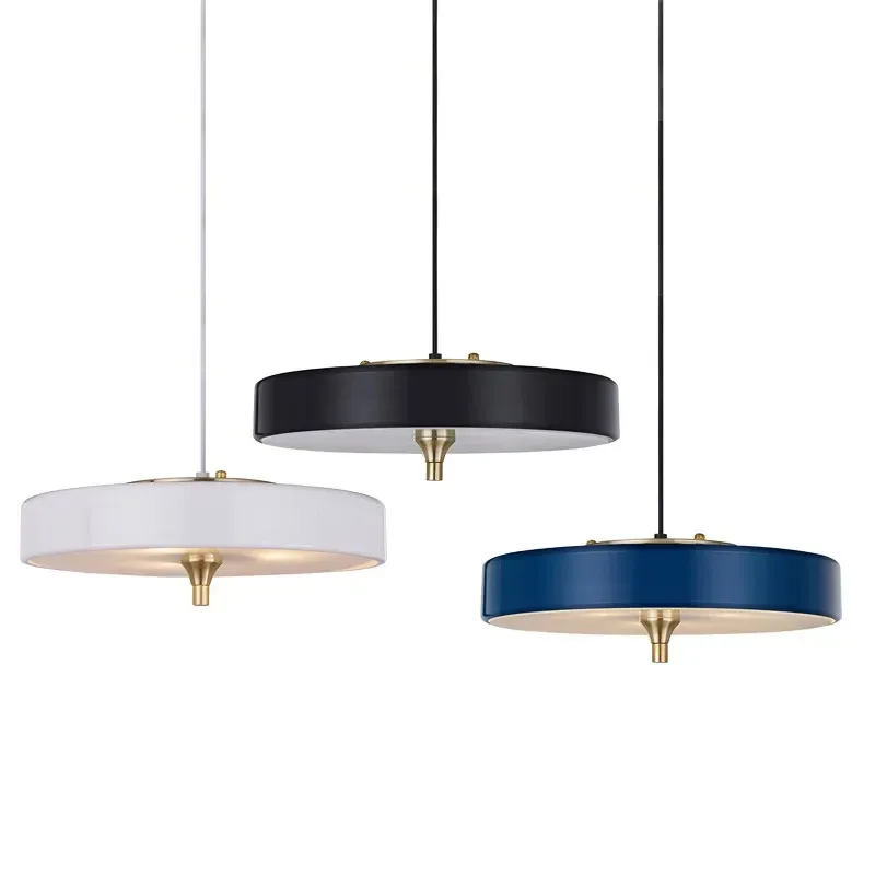 Postmodern Led Pendant Lights Nordic Minimalist Restaurant Bar Kitchen Hanging Lamps Art Single Bedside Light