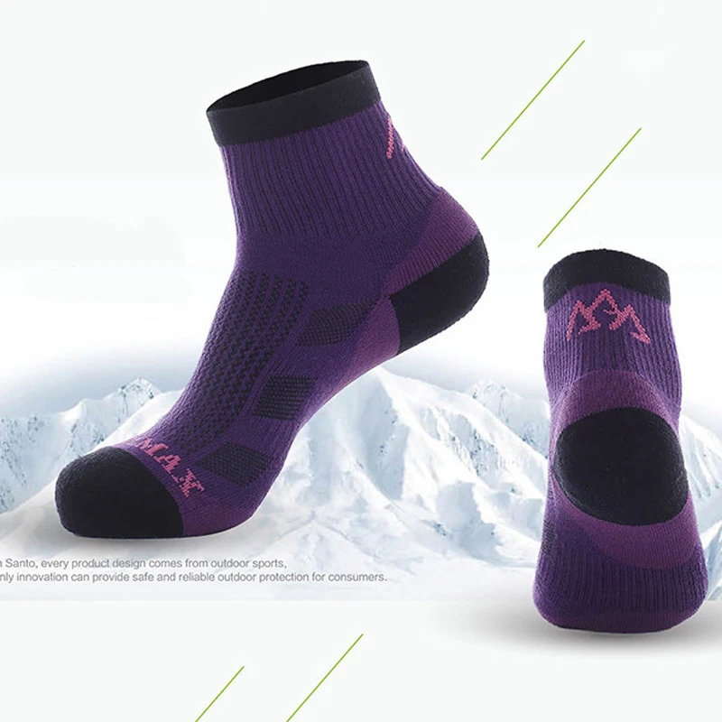 3Pairs/lot 2023 New Winter Brand Women Socks Deodorant Thick Warm Sock CoolMax Striped Female Thermal Socks Terry Sock for Women