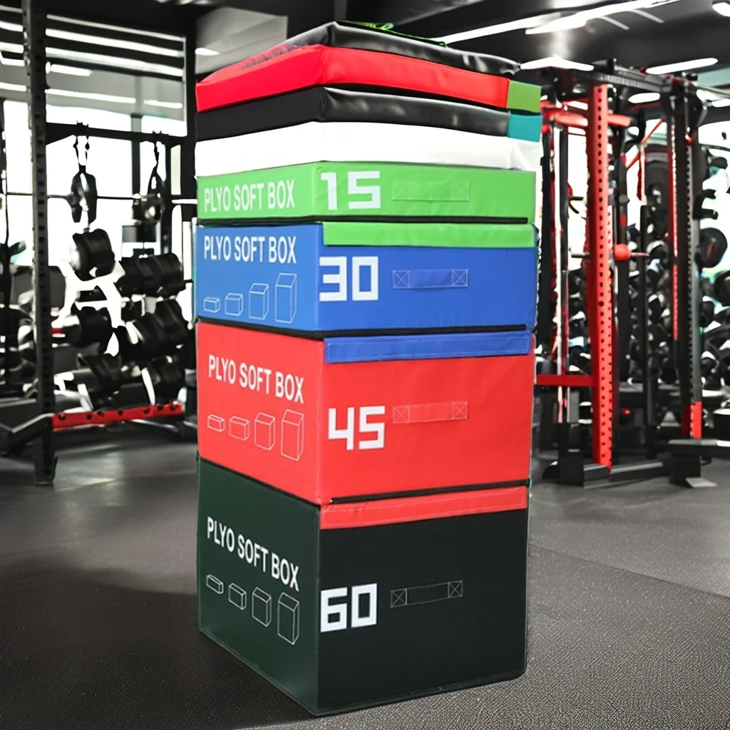 2026 Adjustable Height Plyo Soft Box Gym Step Training Platform view 4