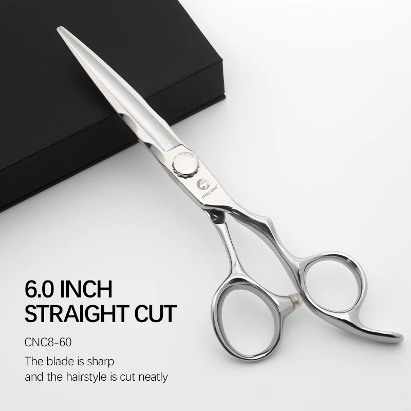 PROSEE CNC8-60 Ats314 Steel Best Barber Scissors of Salon Supplies High-End Barber Shears For Professional Beauty Salon