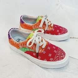 New Classic Women Canvas Shoes Fashion Sneakers Zebra Pattern Woman Shoes Low-cut Casual Loafers Ladies Shoes Student Sports