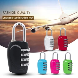 Beliebte 4-stellige Passwort Padlock 6-farbe Fitnessraum Locker Anti-diebstahl Kombination Schloss Gepäck Reise Sicherheit Lock zink-legierung Hardware