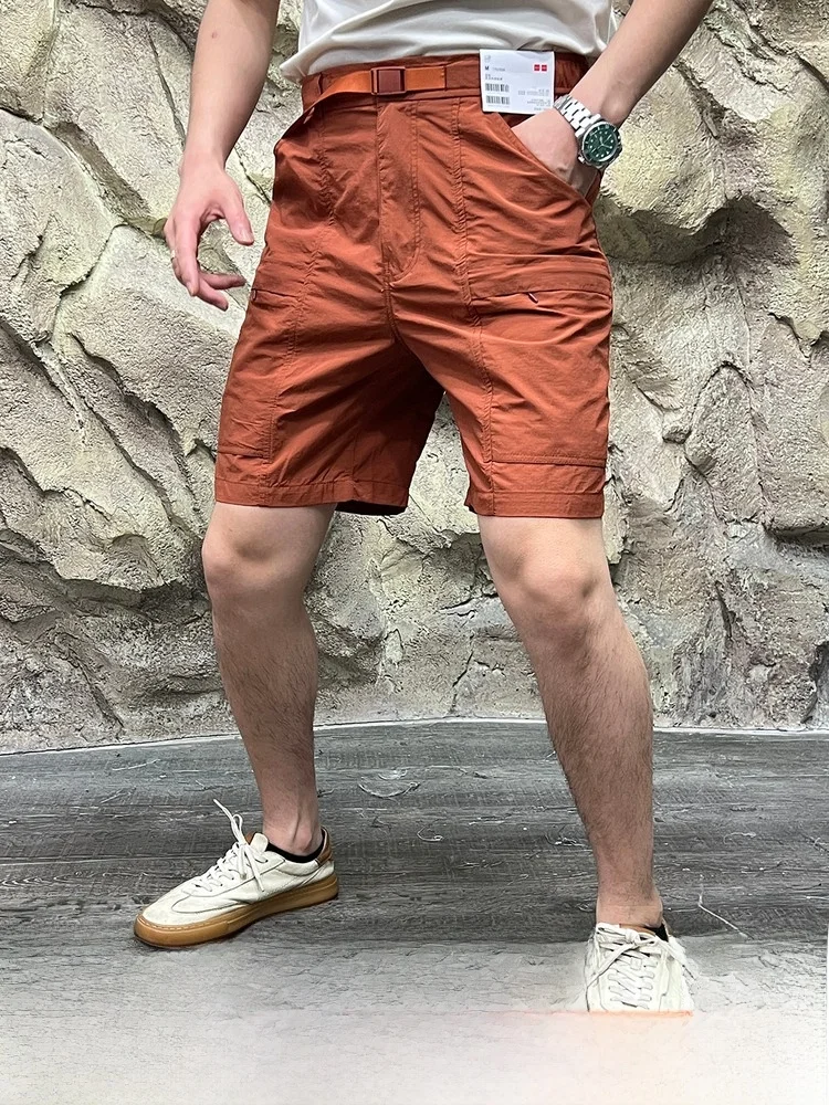 

Qui Dry дышащая водонепроницаемая летняя спецодежда для спорта и отдыха, пятидюймовые orts для мужчин и женщин, прямые брюки с высокой талией