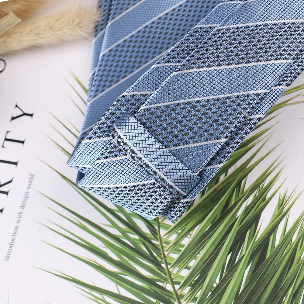 الأعمال عادية ضيق 6 سنتيمتر الرجال العلاقات موضة ربطات العنق الكلاسيكية رجل شريط حفل زفاف مكان العمل التعادل الجاكار المنسوجة الحرير #6