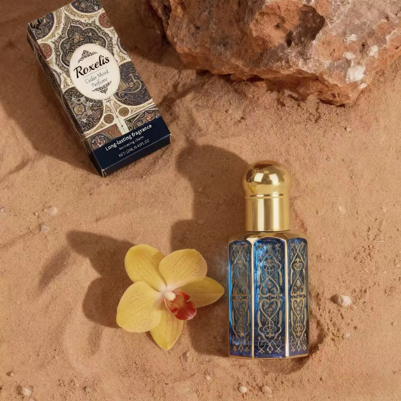 

Roxelis Vanil ﻿ La Парфюмерное масло для женщин, арабский элегантный аромат, долговечный портативный аромат для повседневного/вечеринки, рождественский подарок