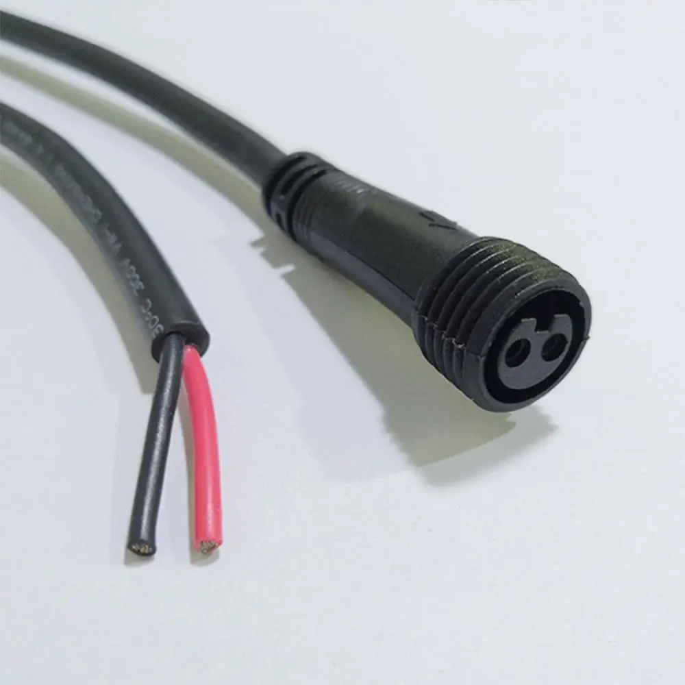 2 Pin Plug Solar Cable Extension 3 Meters/5M/10M Waterproof Power Connection Wire Street Light Extension Cord