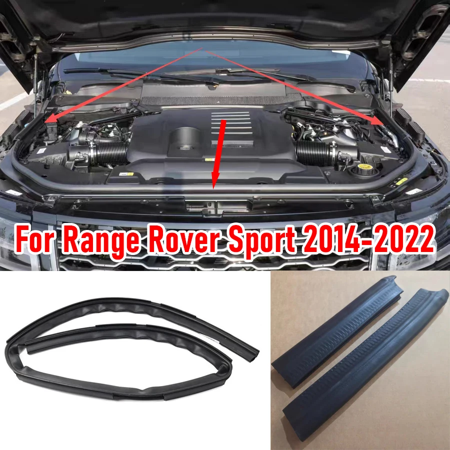 

1Pc Front Hood Bonnet Seal Strip Fit For Land Rover Range Rover Sport 2010-2013 2014-2022 LR015150/LR039085/LR034448/LR034447