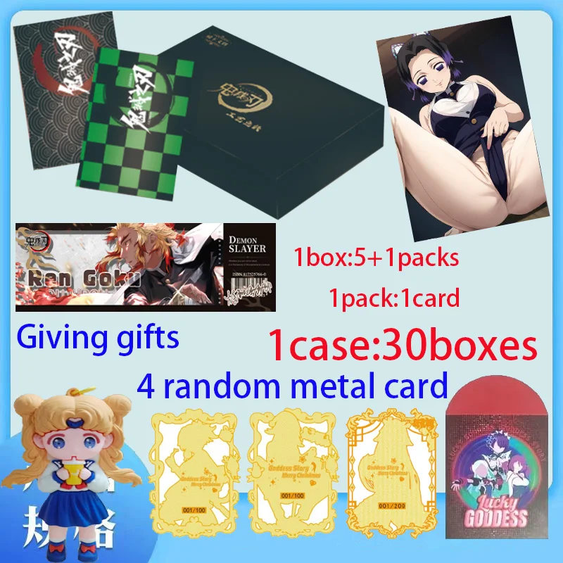 Wholesale Ruika Devil Killer Board Collection Card Japanese Anime Kimetsu Nezuko Yaiba Booster Box Tcg Card Toys Hobby Gifts