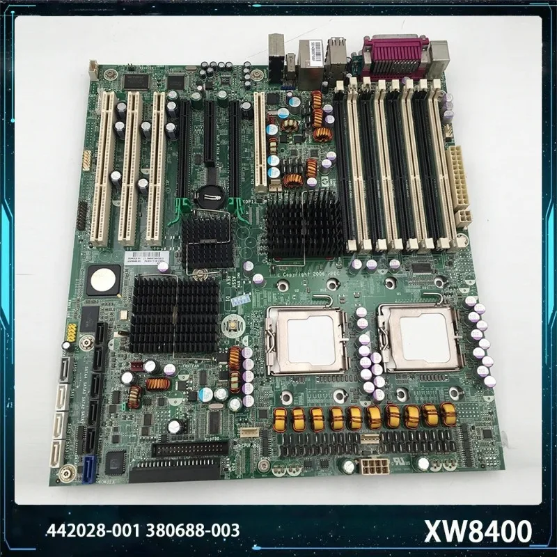 XW8400 442028-001 380688-003 Workstation Motherboard Dual Way 771Pin