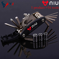 For NIU N1 N1S M1 U1 M+ NG US U+ UQI NQI GT NXT X3 SQI MQI RQI B2 Scooter Multifunction Tool Repair 16 functions Screwdriver Set