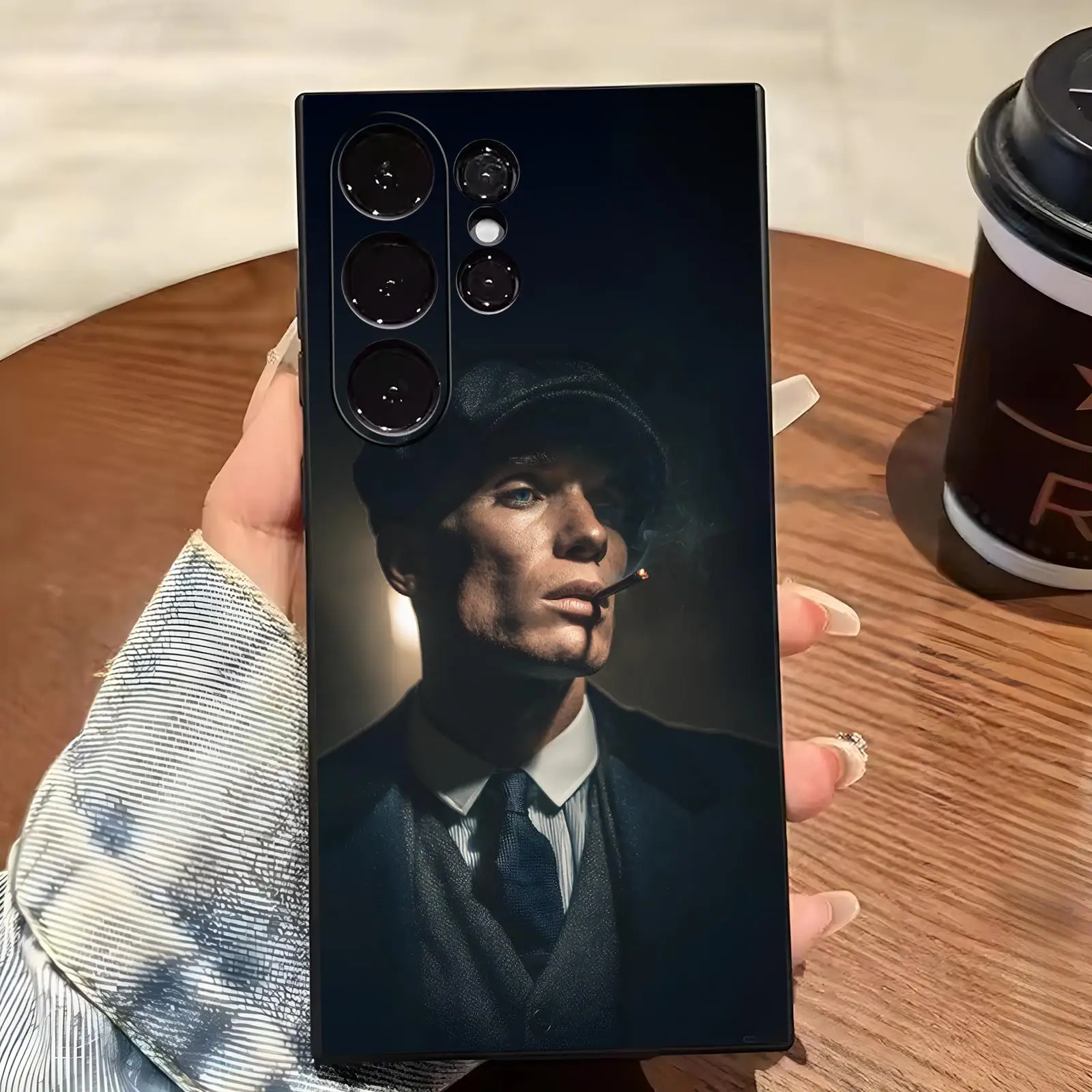 Thomas Shelby Peaky Blinders  Phone Case For Samsung S26 S25 S24 S23 S22 S21 S20 Ultra Note20 Soft black Shockproof Cover
