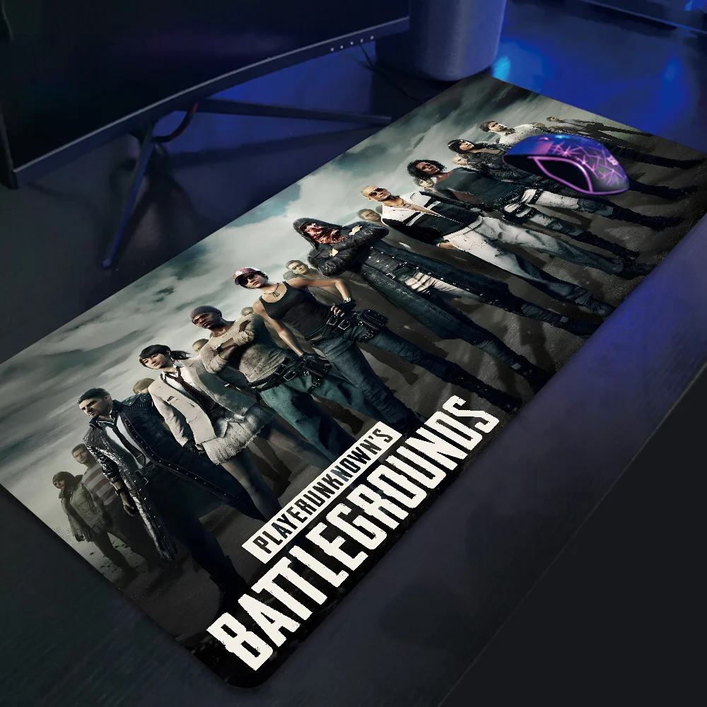 Imagem -03 - P-playerunknowns Campos de Batalha Grande Gaming Mouse Pad Lockedge Mousepad Teclado de Computador Table Desk Mat