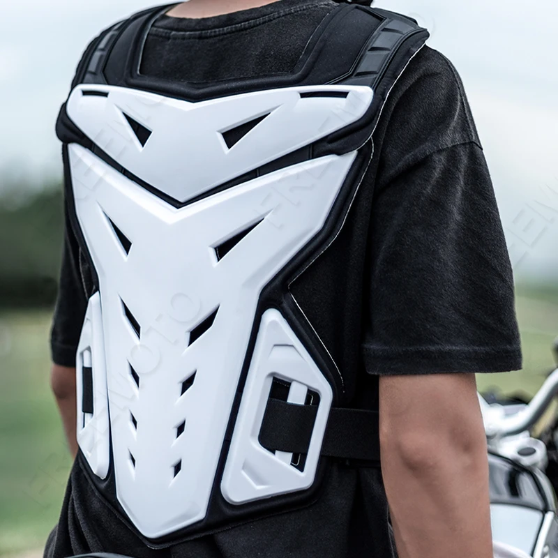 SULAITE Motocross Body Armor Motorcycle Jacket Motocross Moto Vest Back Chest Protector Off-Road Dirt Bike Protective Gear