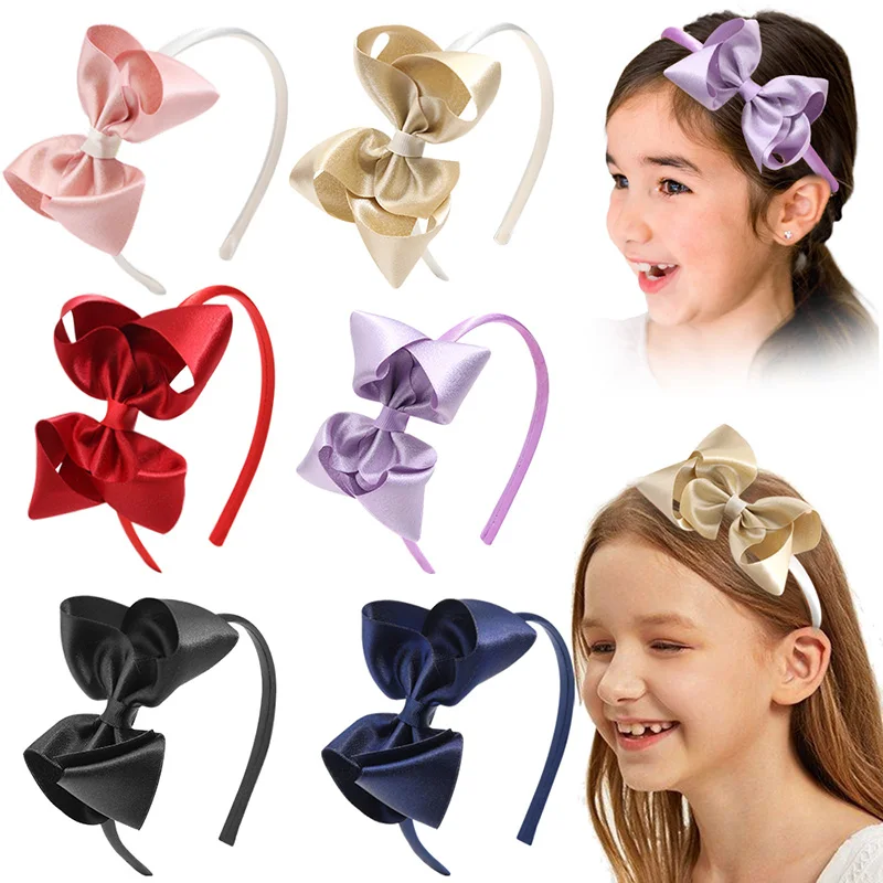 Fashion Big Bow Headband For Girls Handmade Bowknot Hair Hoop Kids Headwear Girl Hairbands Hair Accessories Hair Decoration