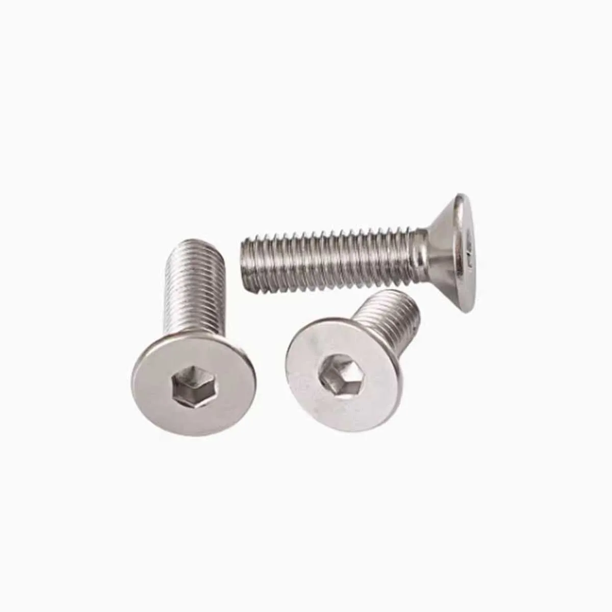 

304 Stainless Steel Countersunk Head Hex Screw/Flat Head Bolt M2M2.5M3M4