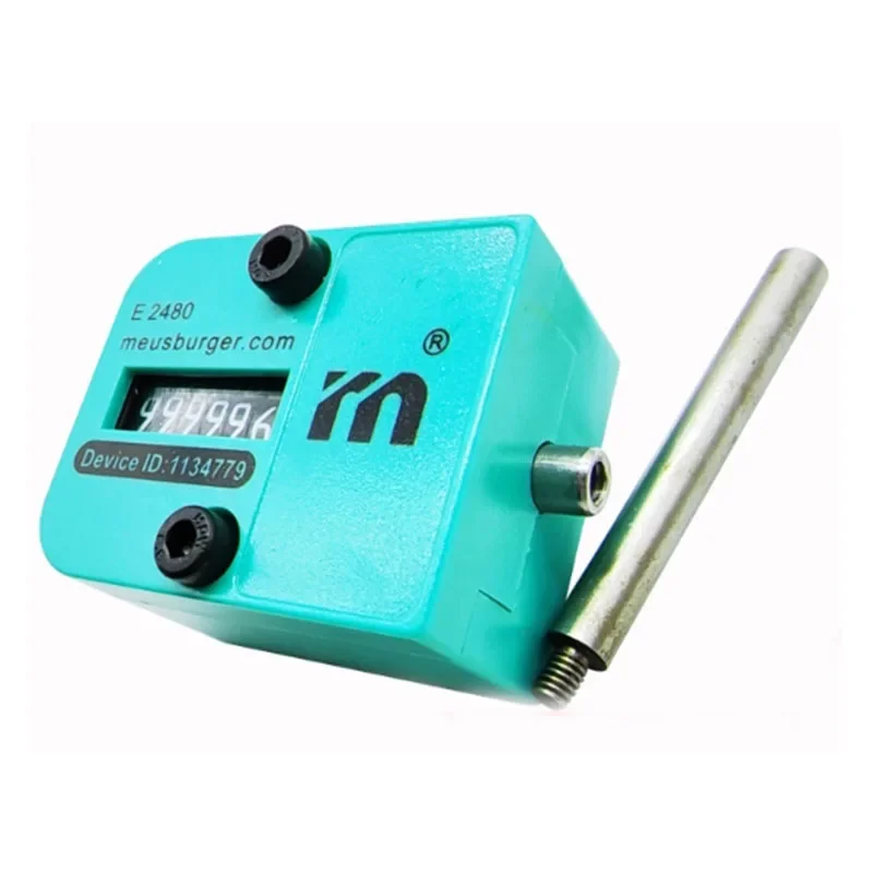 E2480 E2484 Plastic Mold Shot Counter 7 Digits Square and Semicircular Counters for Record the Mold Usage Times