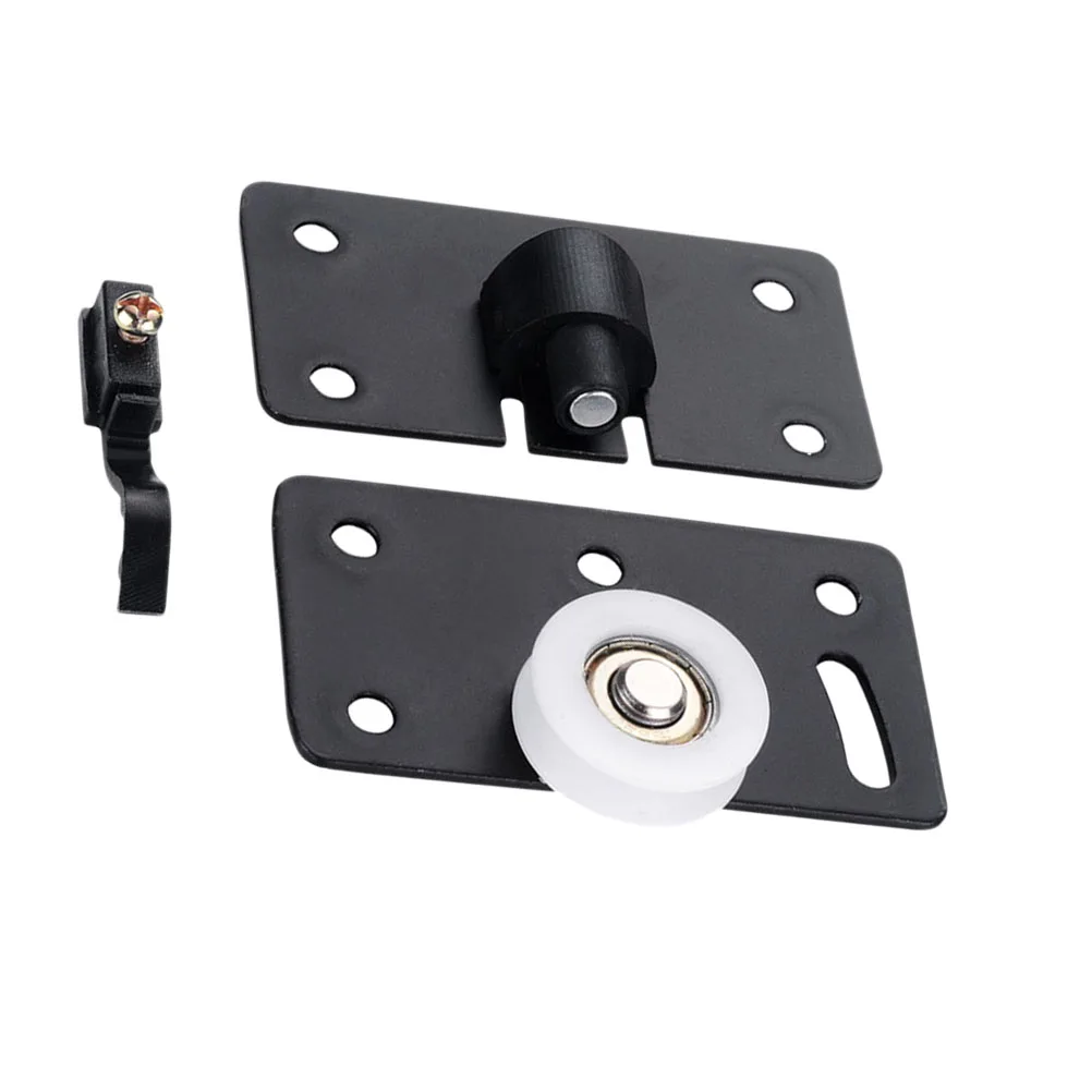 

2Pcs Sliding Roller Pulleys Metal Furniture Wheel Door Wheel Durable Cabinet Wardrobe System Hardware