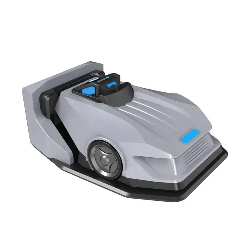 Hantechn Robot Lawn Mower Robot for Home Use Automatically Charges Avoids Rain Intelligent Remote-Controlled Robot Lawn Mower