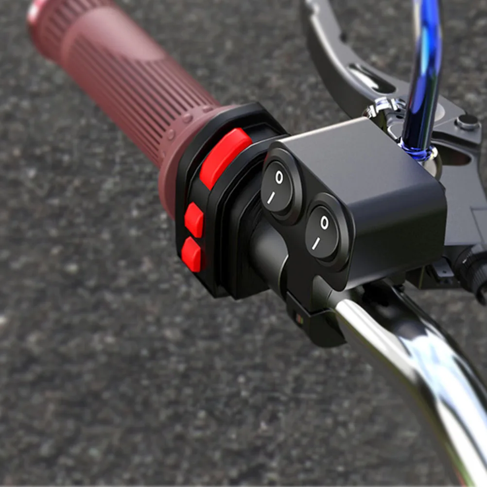 

1Pcs Waterproof Motorcycle Handlebar Switch Pure Copper Thickened Power Cord Motorbike Toggle Switch Headlight Power Switch