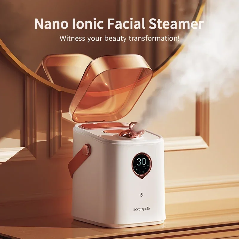 Nano iônico rosto vapor limpeza profunda hidratante vapor rosto cuidados com a pele pulverizador quente e frio vapor facial spa cuidados sauna pulverizador