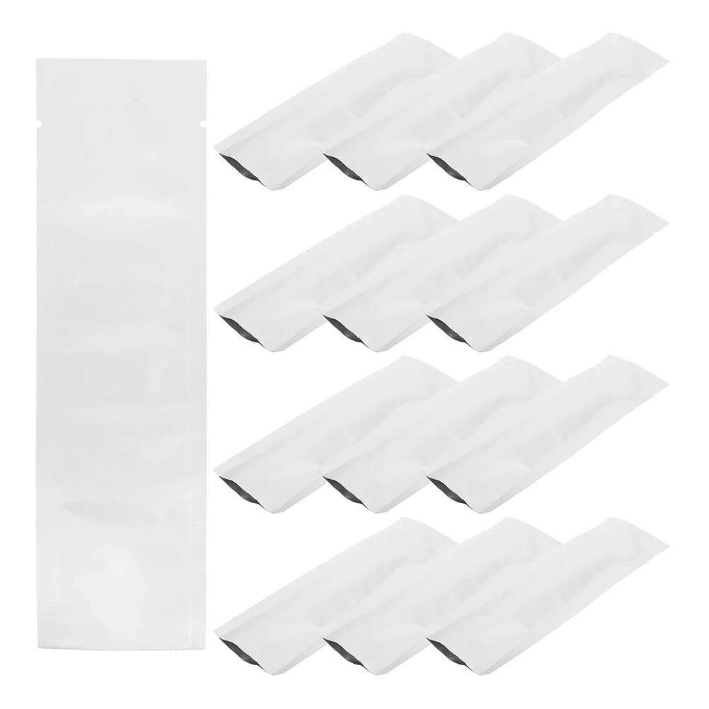 

100 Pcs Protein Powder Bags Heat Seal Vacuum Sealer Bags Airtight Storage Reusable Aluminum Foil Dryness Preservation Food