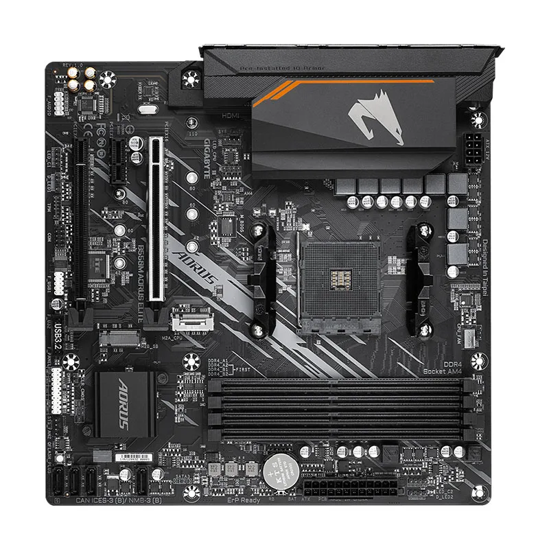 GIGABYTE B550M AORUS ELITE New Micro-ATX AMD B550 Socket AM4 Motherboard