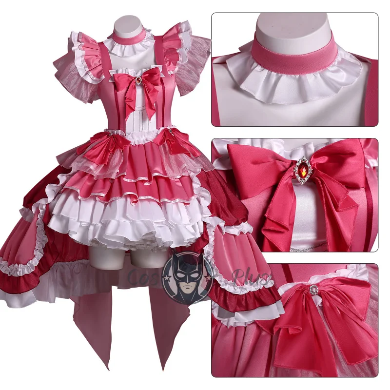 

Sakura Kyouko Puella Magi Madoka Magica Cosplay Costume Girls Sweet Lolita Cake Dress Uniform Halloween Carnival Party Outfit