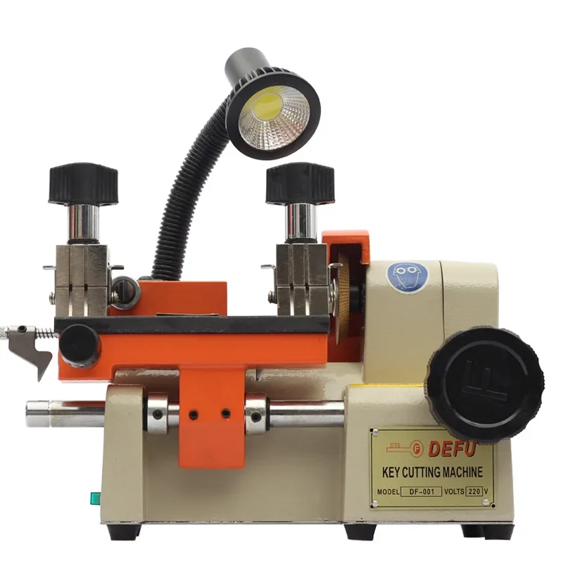 Defu brand 001 manual feed horizontal machine small key machine 220V plug-in horizontal machine with lock.