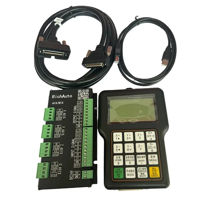 A18 A11E CNC Controller Kit Includes CNC Driver Card+Connect Cables+ Controller  4 Axis CNC Drive Controller