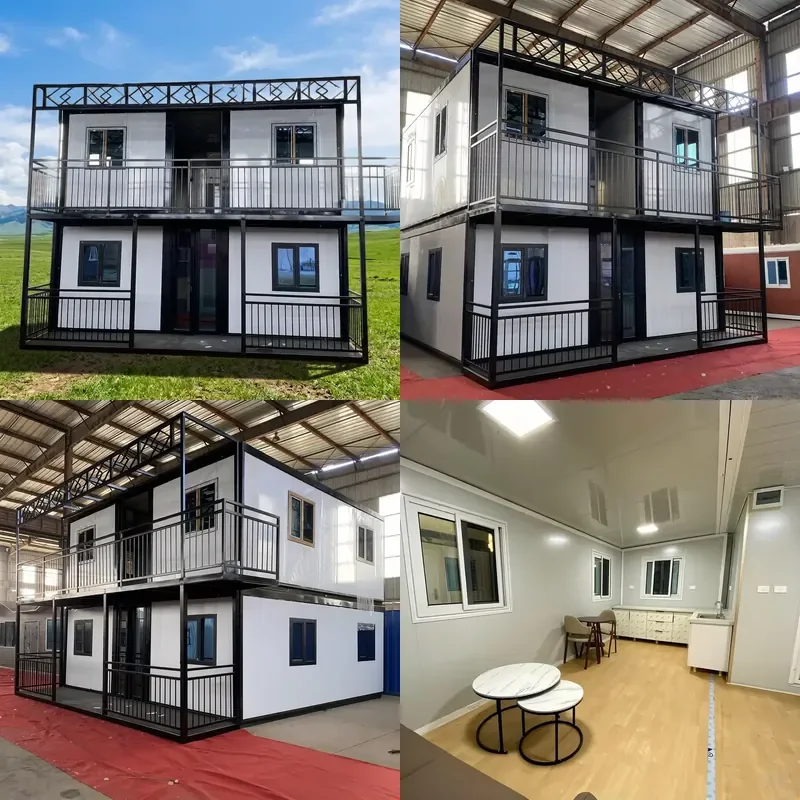 for Two Story Container House Multi Bedroom Storage Living Modular 20 Feet