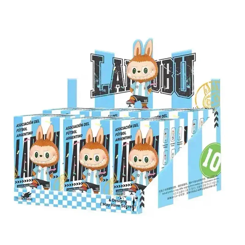 

POPMART Labubu The Monster Argentine Football Series Blind Box Mystery Figure Cute Anime Doll Toy for Collectors