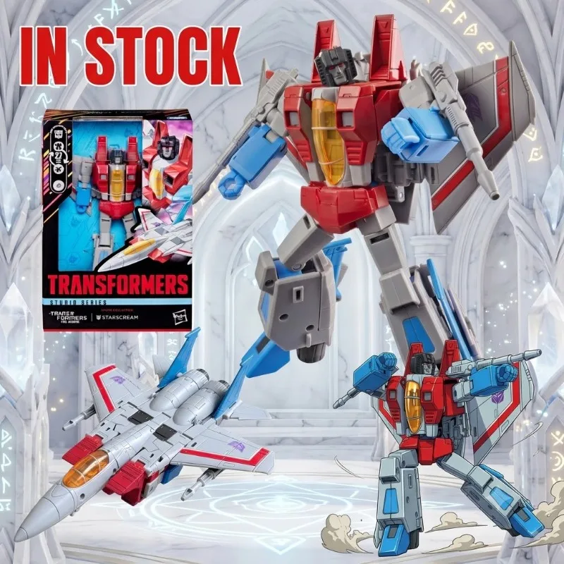 Transformation Toys 100%Hasbro Original Product Studio Series Voyager Class Anniversary Edition Starscream IN STOCK Action Robot