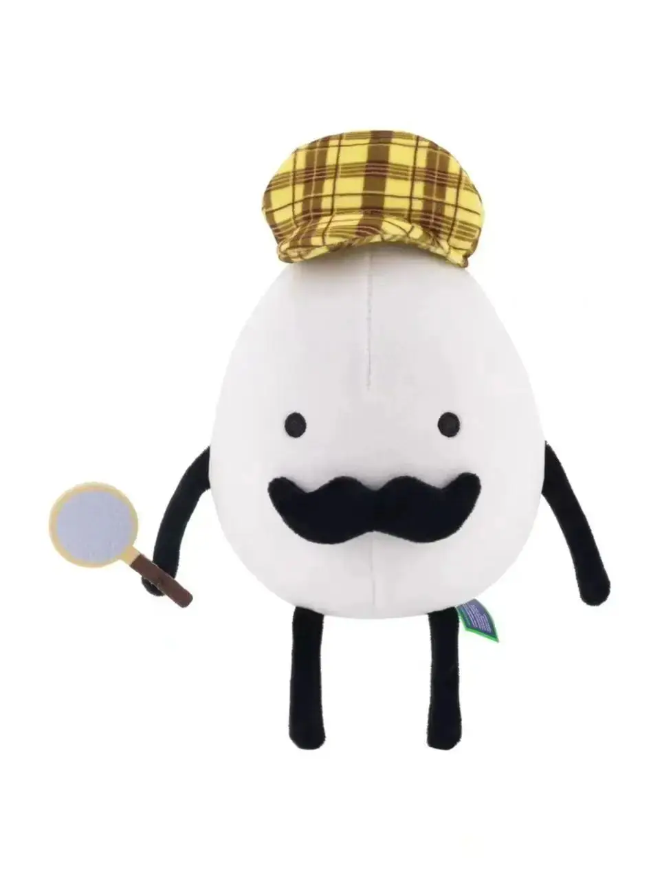 New 25cm Detective Egg Plush Game Stuffed Plushies Cartoon Doll Pillow For Fans Christmas Birthday Gifts