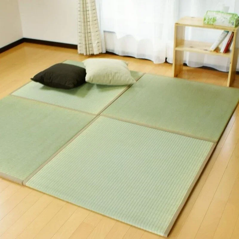 

DIY Tatami Japanese Igusa Mattress Indigenous Unit MAT Traditional Asian Design Tatami Mat Flooring Panel Oriental Furniture Rug