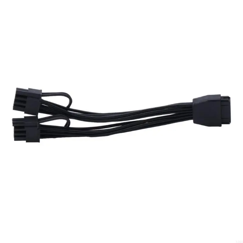 Efficient 12PIN to Two 6+2 Graphics Card Cable 12Pin to 8pin Converter Optimize 