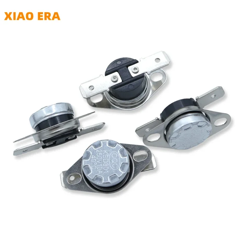 KSD301 Temperature Controller Temperature Control Switch Normally Closed Normally Open 40/45/85-180 Degree 250V/10A 1Pcs