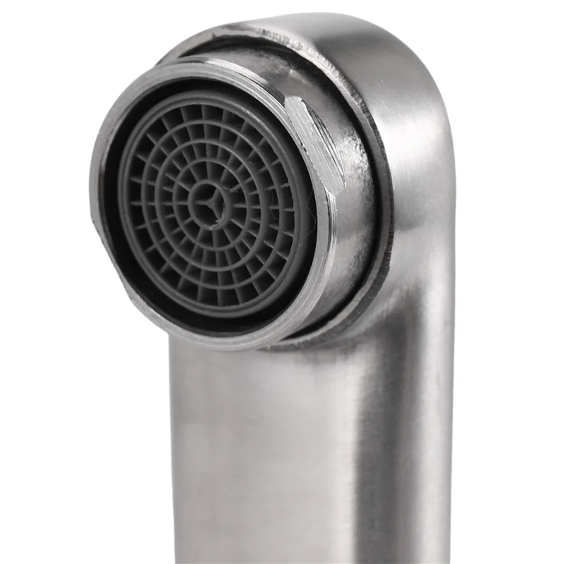 

F-T кухонный смеситель, вращение на 180 градусов, швабра для раковины, кран для бассейна, удлиненный настенный смеситель из нержавеющей стали, одинарные смесители для холодной воды